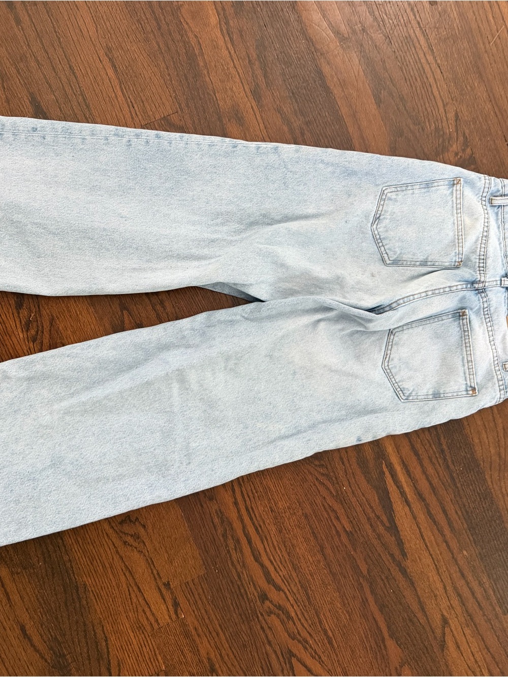 Motel Rocks Light Blue Wide-Leg Jeans - Picture 2 of 5